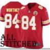 Red Home Naz Worthen Kansas City Chiefs Jersey #84