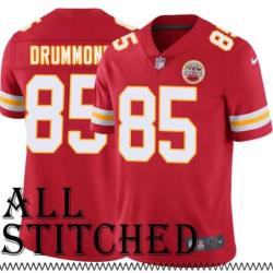 Red Home Eddie Drummond Kansas City Chiefs Jersey #85