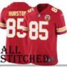 Red Home Chuck Hurston Kansas City Chiefs Jersey #85