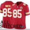 Red Home Dave Smith Kansas City Chiefs Jersey #85