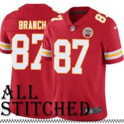 Red Home Mel Branch Kansas City Chiefs Jersey #87