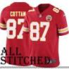 Red Home Brad Cottam Kansas City Chiefs Jersey #87