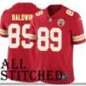 Red Home Jonathan Baldwin Kansas City Chiefs Jersey #89