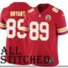 Red Home Bob Bryant Kansas City Chiefs Jersey #89