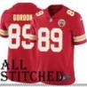 Red Home Richard Gordon Kansas City Chiefs Jersey #89