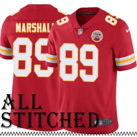 Red Home Henry Marshall Kansas City Chiefs Jersey #89