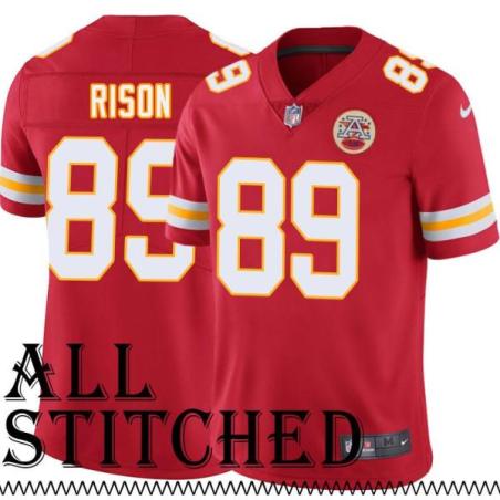 Red Home Andre Rison Kansas City Chiefs Jersey #89