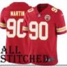 Red Home Steve Martin Kansas City Chiefs Jersey #90