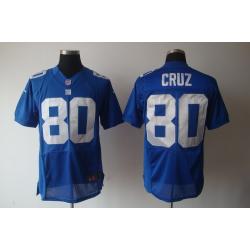 [NEW,Elite] Victor Cruz Football Jersey -NY-G #80 NEW Football Jersey(Blue)