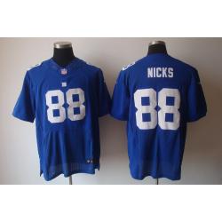 [NEW,Elite] Hakeem Nicks Football Jersey -NY-G #88 NEW Football Jersey(Blue)