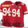 Red Home Sam Barrington Kansas City Chiefs Jersey #94