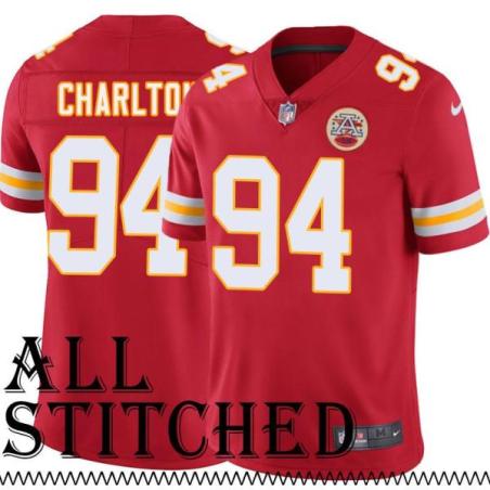 Red Home Taco Charlton Kansas City Chiefs Jersey #94