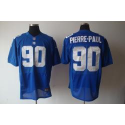 [NEW,Elite] Jason Pierre-Paul Football Jersey -NY-G #90 NEW Football Jersey(Blue)