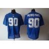 [NEW,Elite] Jason Pierre-Paul Football Jersey -NY-G #90 NEW Football Jersey(Blue)