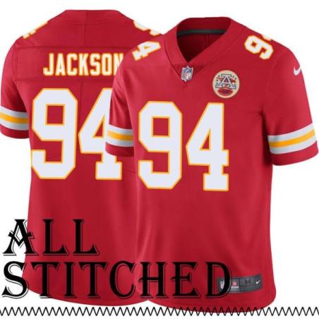Red Home Tyson Jackson Kansas City Chiefs Jersey #94