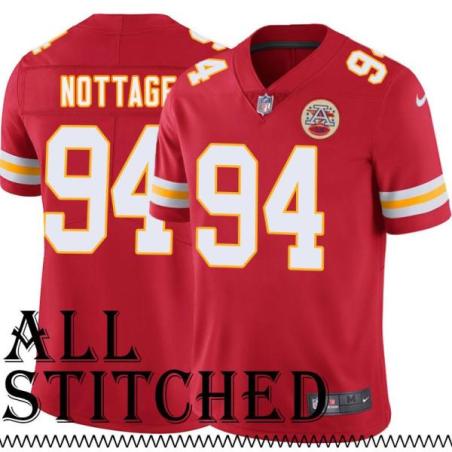 Red Home Dexter Nottage Kansas City Chiefs Jersey #94