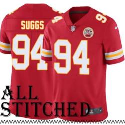 Red Home Terrell Suggs Kansas City Chiefs Jersey #94
