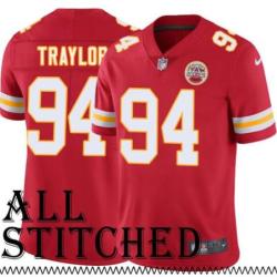 Red Home Keith Traylor Kansas City Chiefs Jersey #94