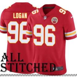 Red Home Bennie Logan Kansas City Chiefs Jersey #96