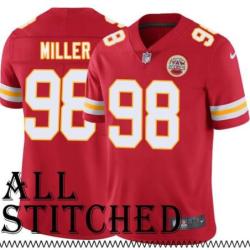 Red Home Roy Miller Kansas City Chiefs Jersey #98