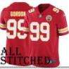 Red Home Amon Gordon Kansas City Chiefs Jersey #99