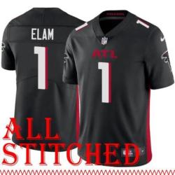 Black Home Jason Elam Jersey Atlanta Falcons #1