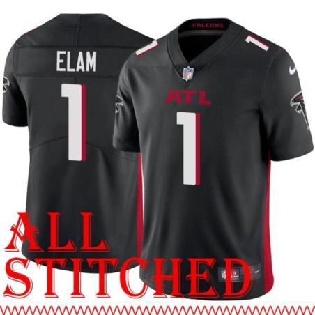 Black Home Jason Elam Jersey Atlanta Falcons #1