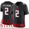 Black Home Todd Peterson Jersey Atlanta Falcons #2