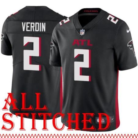Black Home Clarence Verdin Jersey Atlanta Falcons #2