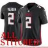Black Home Clarence Verdin Jersey Atlanta Falcons #2