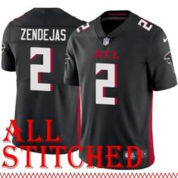 Black Home Tony Zendejas Jersey Atlanta Falcons #2