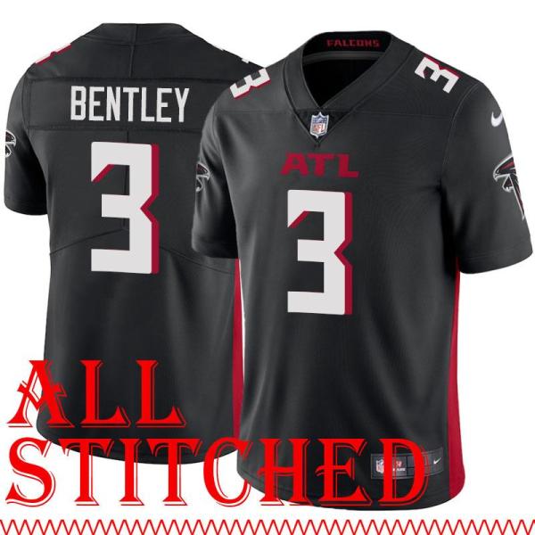 Black Home Scott Bentley Jersey Atlanta Falcons #3
