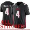 Black Home Tim Mazzetti Jersey Atlanta Falcons #4