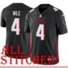 Black Home Matt Wile Jersey Atlanta Falcons #4