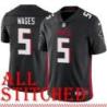 Black Home Harmon Wages Jersey Atlanta Falcons #5