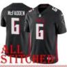 Black Home Paul McFadden Jersey Atlanta Falcons #6
