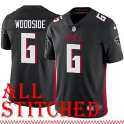 Black Home Logan Woodside Jersey Atlanta Falcons #6