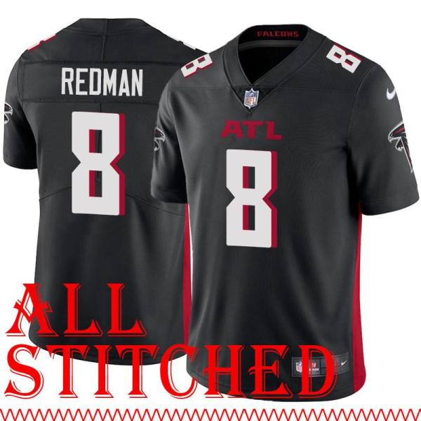Black Home Chris Redman Jersey Atlanta Falcons #8