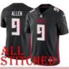 Black Home Ryan Allen Jersey Atlanta Falcons #9