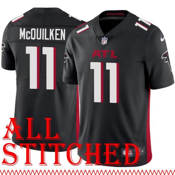 Black Home Kim McQuilken Jersey Atlanta Falcons #11