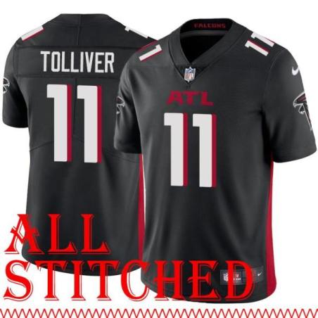 Black Home Billy Joe Tolliver Jersey Atlanta Falcons #11