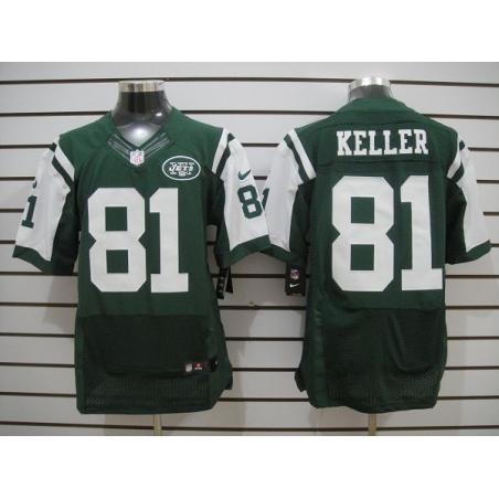 [NEW,Elite] Dustin Keller Football Jersey -NY-J #81 NEW Football Jersey(Green)