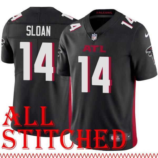 Black Home Steve Sloan Jersey Atlanta Falcons #14