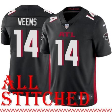 Black Home Eric Weems Jersey Atlanta Falcons #14