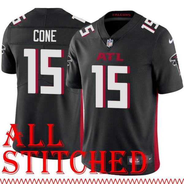 Black Home Kevin Cone Jersey Atlanta Falcons #15