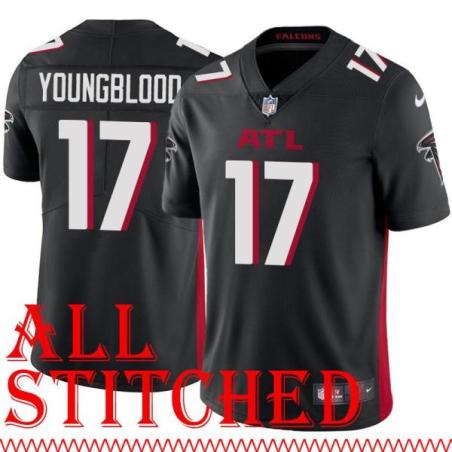 Black Home Kevin Youngblood Jersey Atlanta Falcons #17