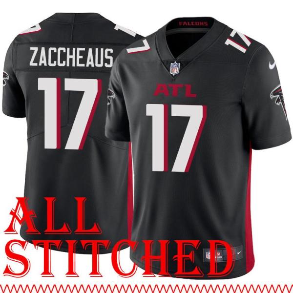 Black Home Olamide Zaccheaus Jersey Atlanta Falcons #17