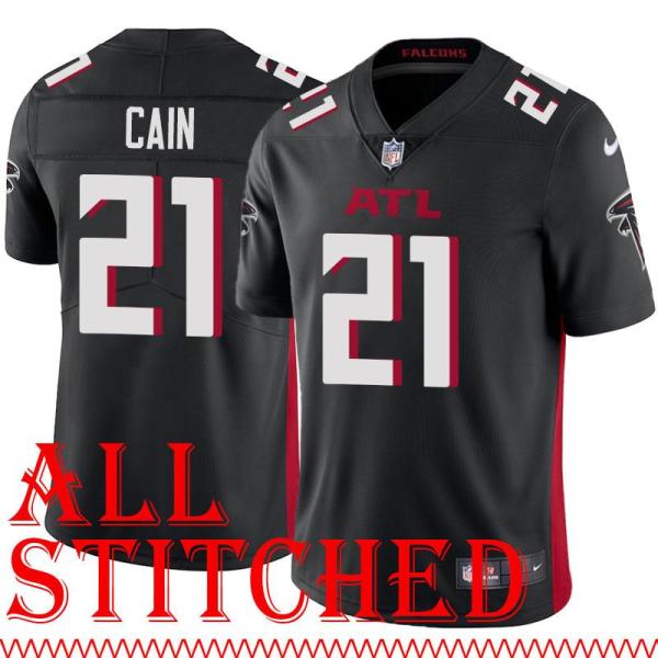 Black Home Lynn Cain Jersey Atlanta Falcons #21