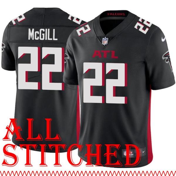 Black Home Lenny McGill Jersey Atlanta Falcons #22
