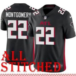 Black Home Alton Montgomery Jersey Atlanta Falcons #22